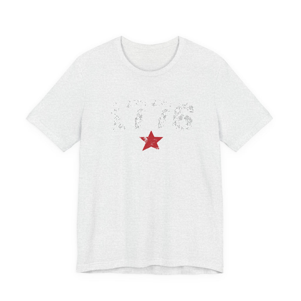 ( 4th of July! Series  ) 1776 Red Star USA Unisex Short Sleeve T-shirt