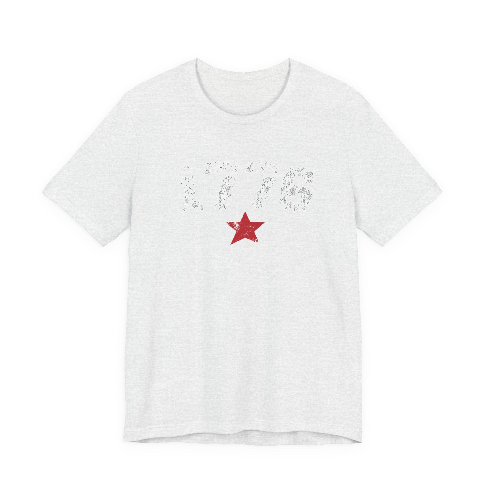 ( 4th of July! Series  ) 1776 Red Star USA Unisex Short Sleeve T-shirt