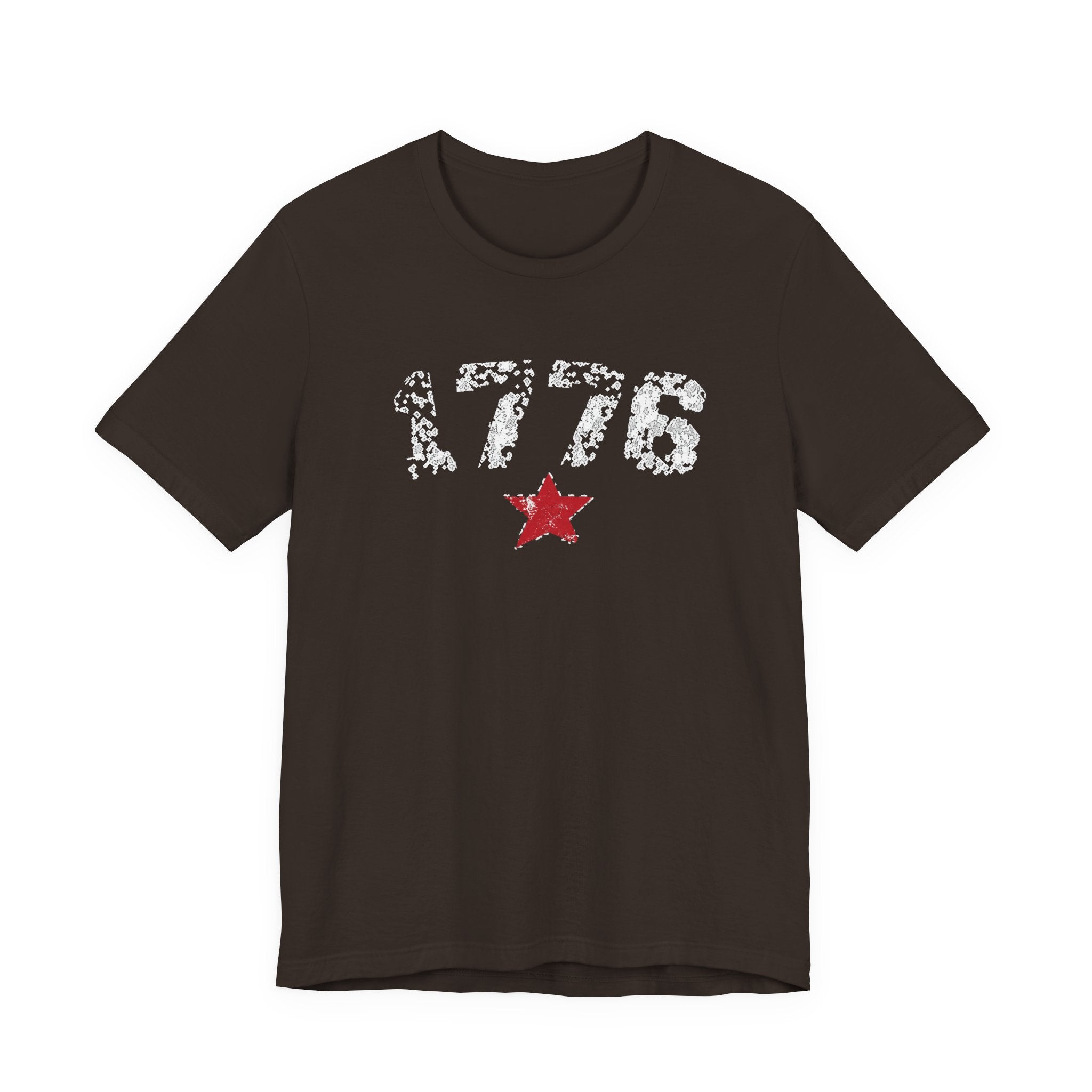 ( 4th of July! Series  ) 1776 Red Star USA Unisex Short Sleeve T-shirt